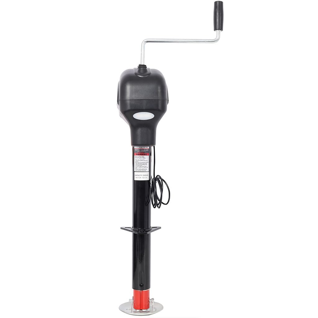 3500 lbs 12V Electric Trailer Jack with 18" Lift X572055
