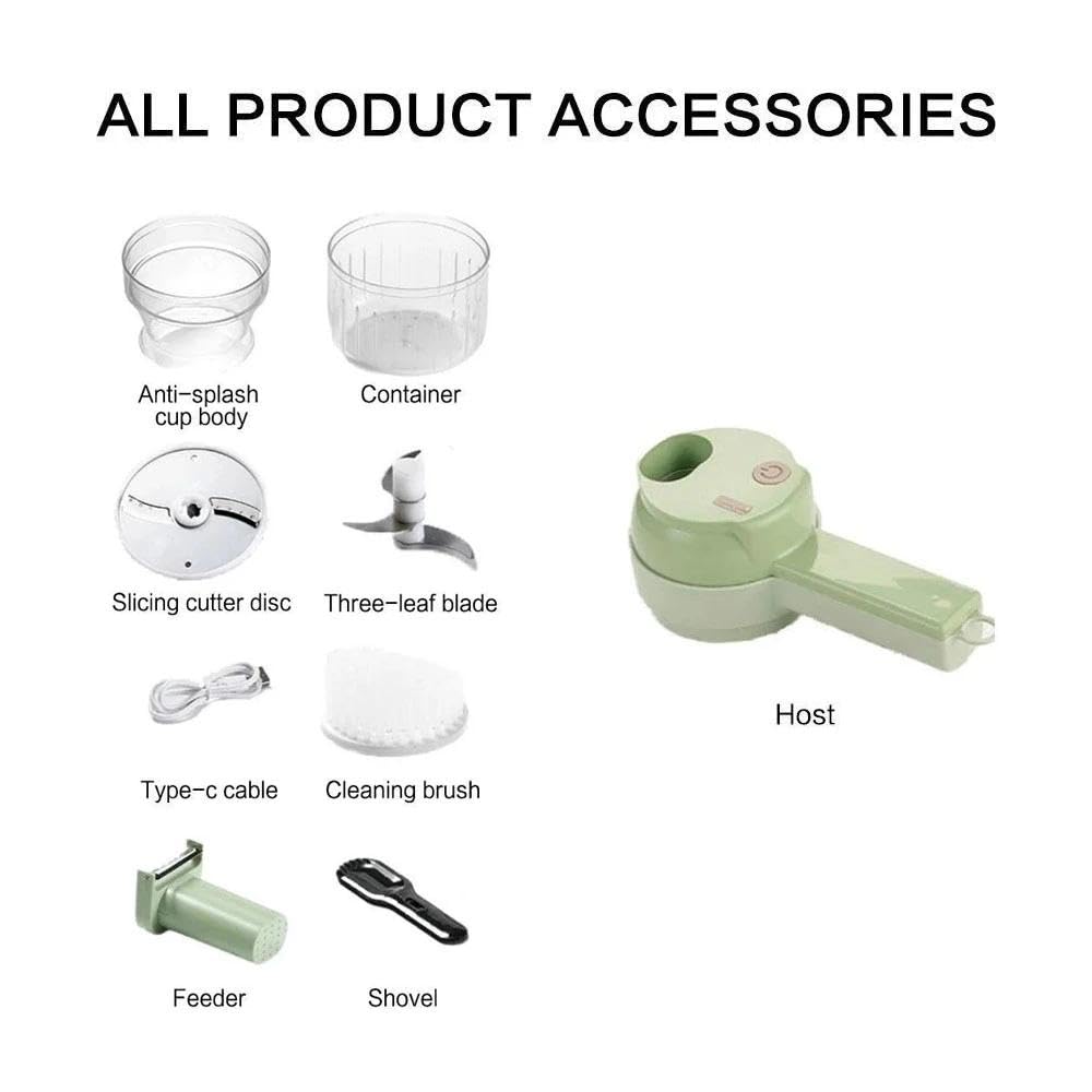 4 In 1 Portable Electric Vegetable Chopper V540