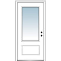 Fiberglass Smooth Primed Prehung Front Door 36" x 80" X729