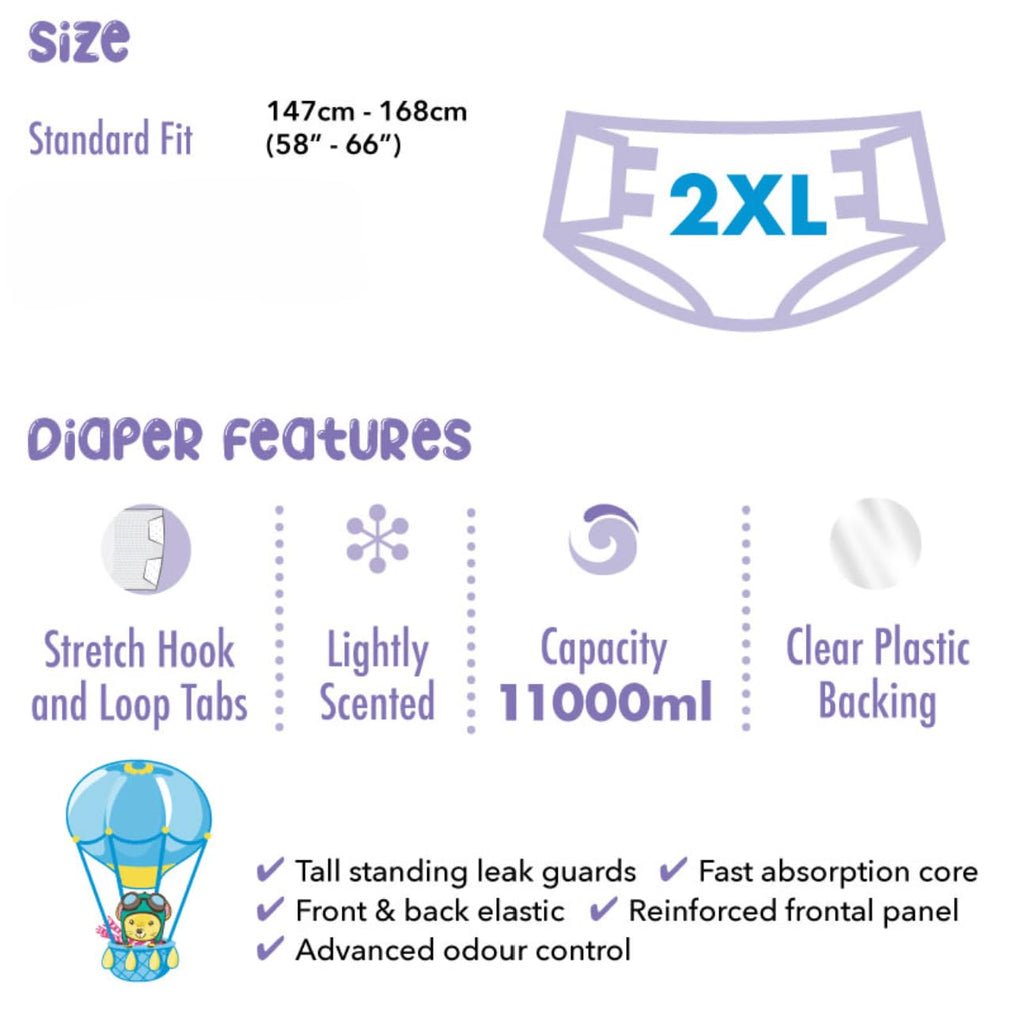 Adult Disposable Diapers 12 Pack Medium C1491