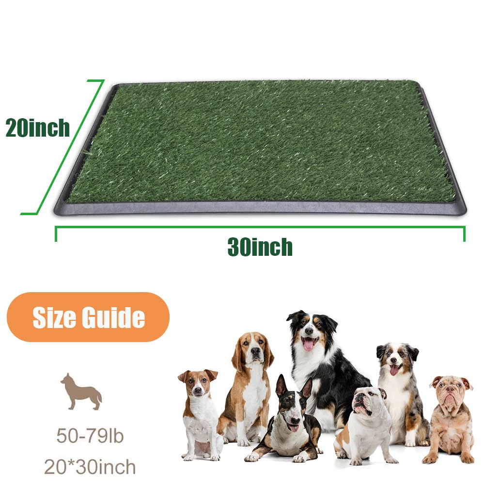 Dog Grass Pad with Tray 20x30 Inch H599