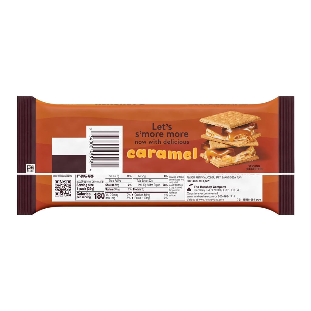 Milk Chocolate with Caramel Candy Bars, 1.4 oz, 6 pack W578