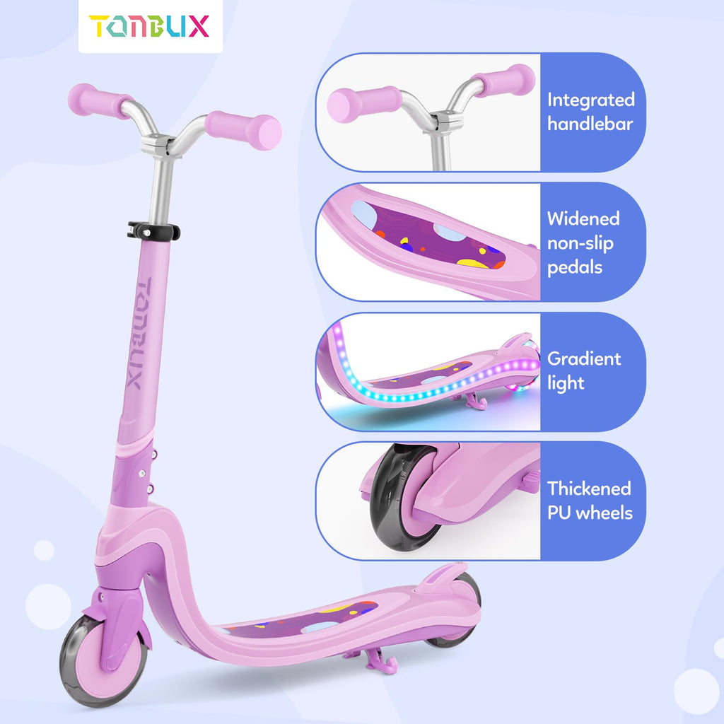 2 Wheel Kids Kick Scooter with Light-Up Wheels Y70306