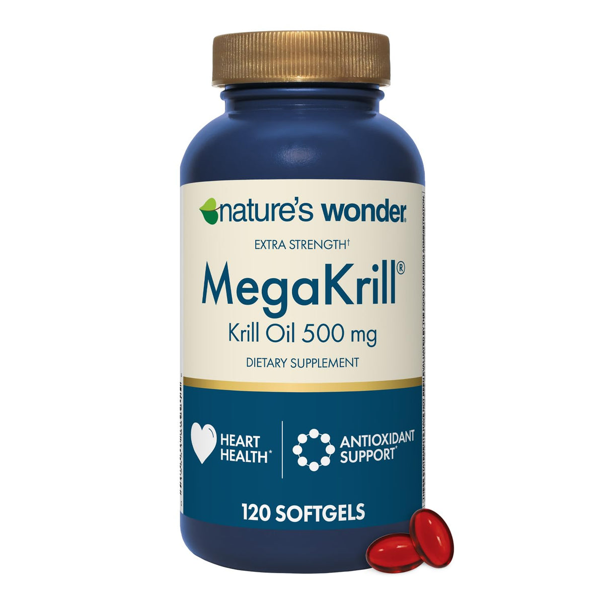 Krill Oil 500mg EPA & DHA 120 Softgels Q67064
