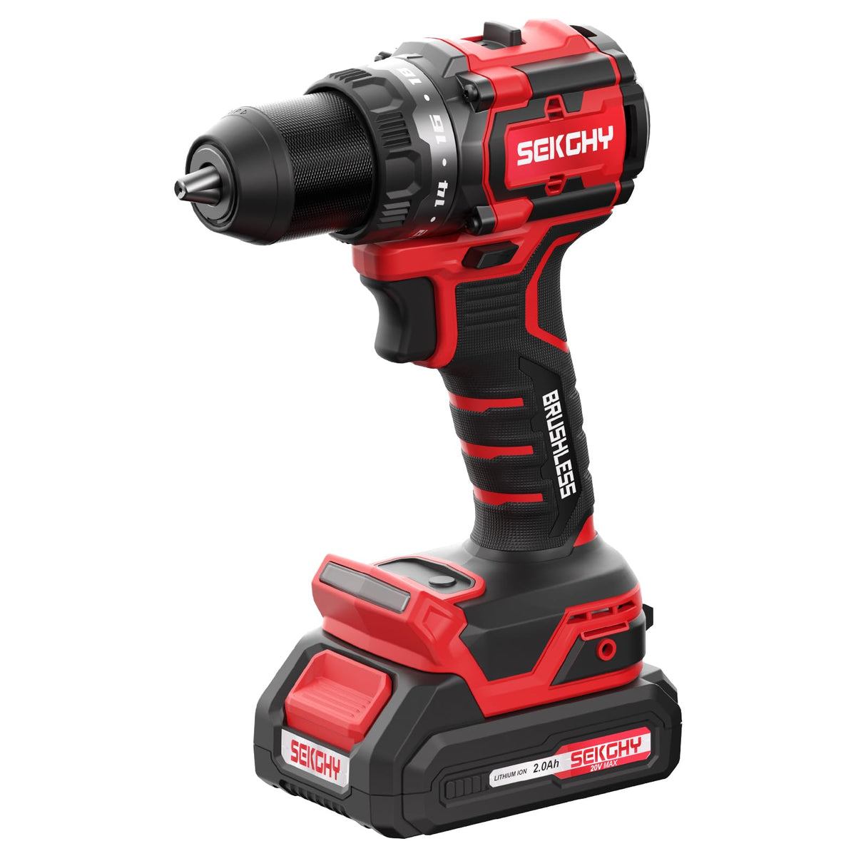 20V Cordless Drill Driver Kit with 2 Batteries Y24756