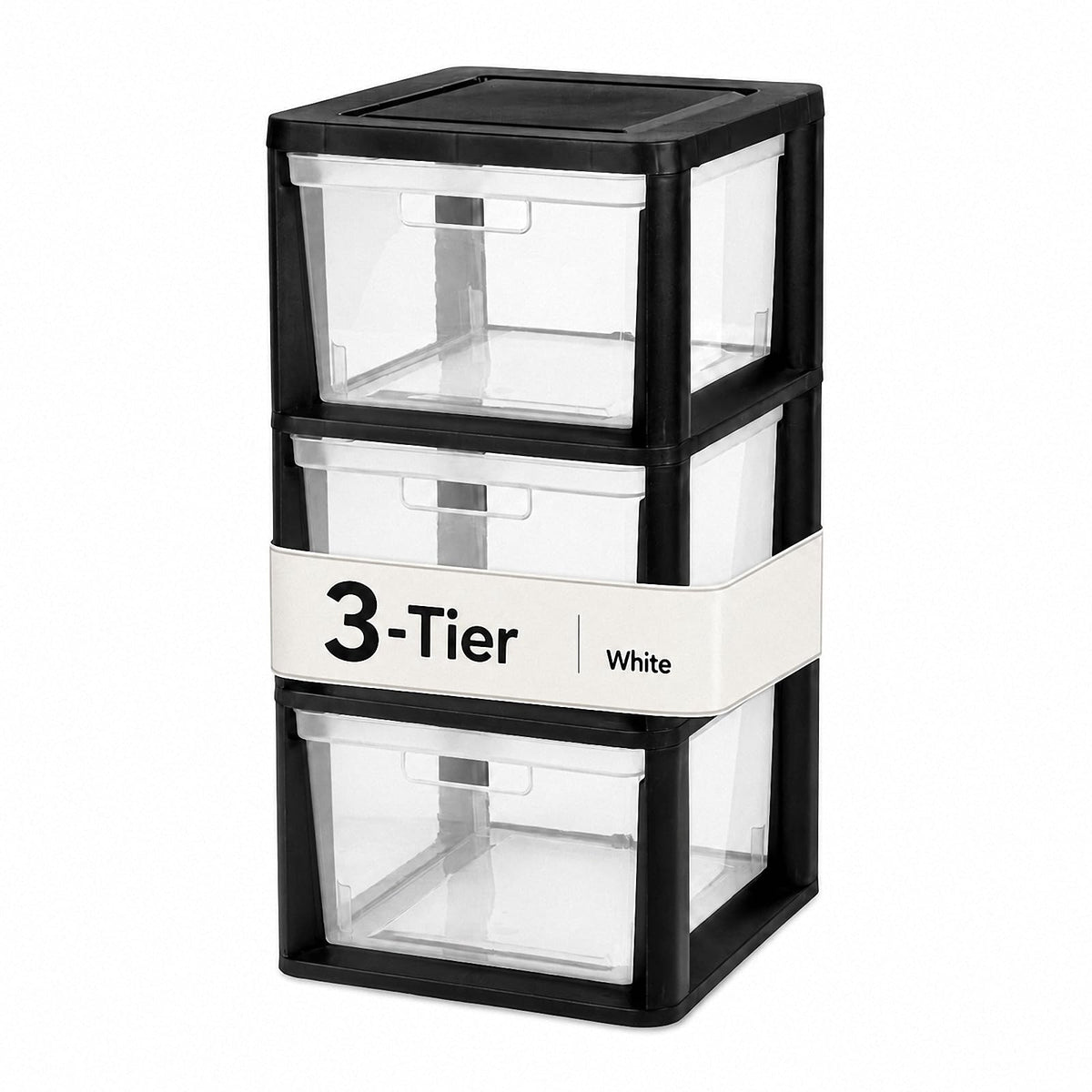 3-Drawer Plastic Storage Tower O378989