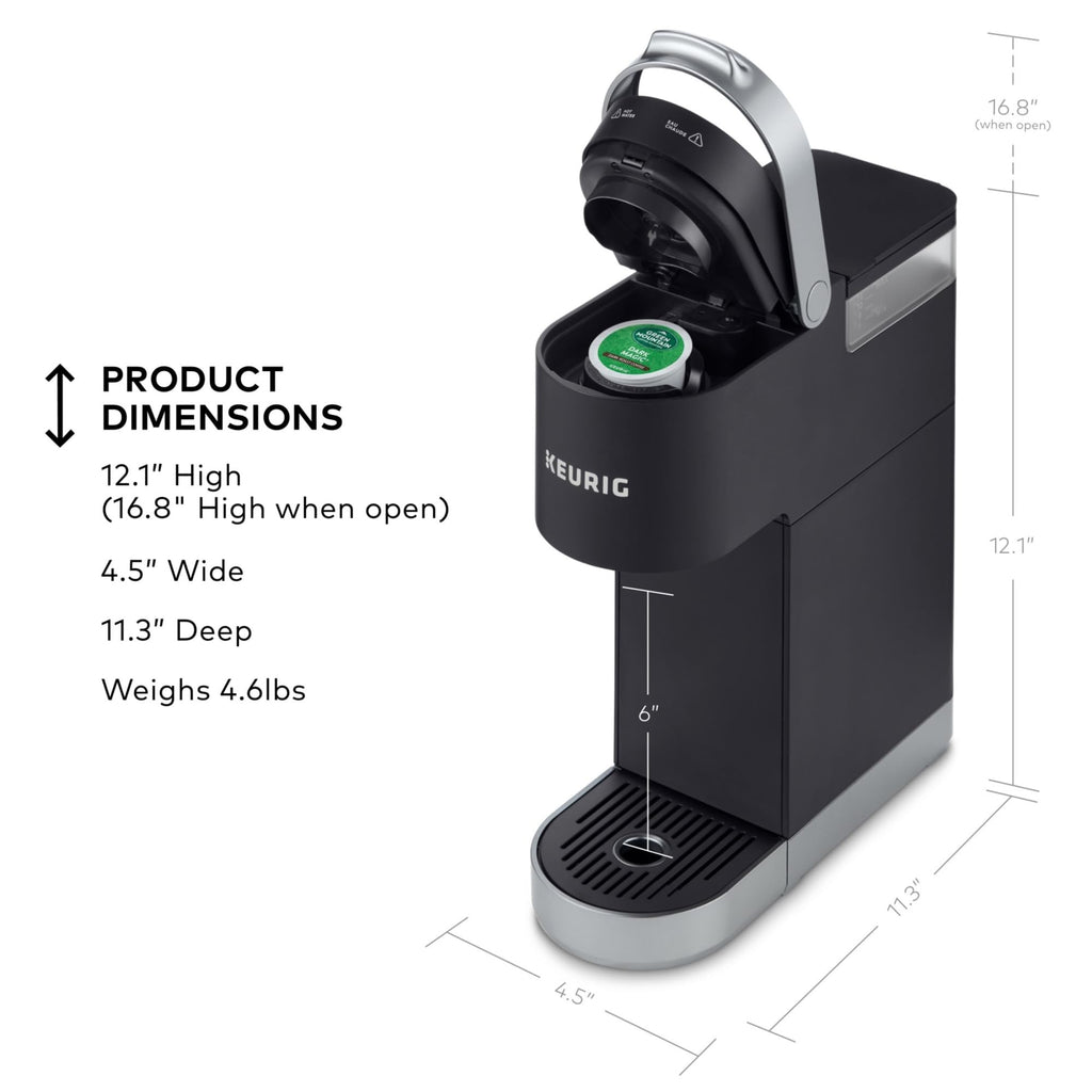 Single Serve K-Cup Pod Coffee Maker, Matte Black Q7163