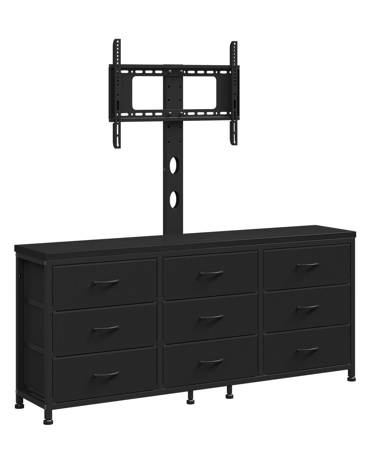 TV Stand with Mount and 9 Fabric Drawers Y45269