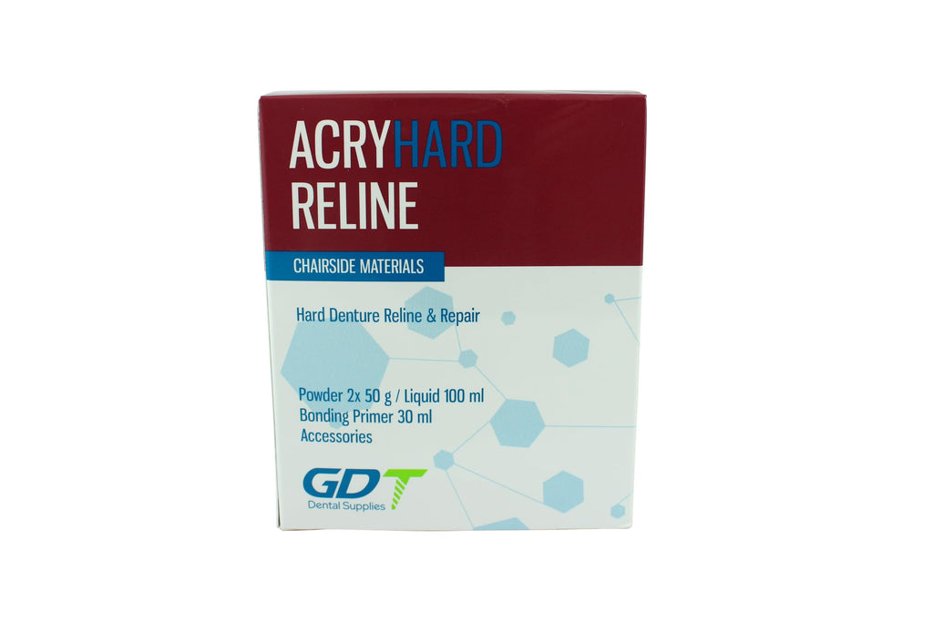 Hard Denture Reline Kit, Acrylic-Based, Self-Curing, Translucent Pink L498