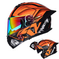Modular Flip-Up Full Face Motorcycle Helmet with Dual Visor F296051