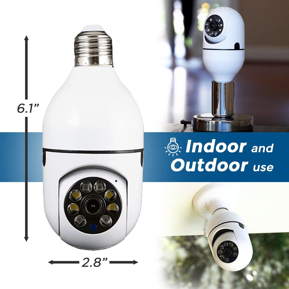 1080P HD WiFi Security Camera with Night Vision E7373