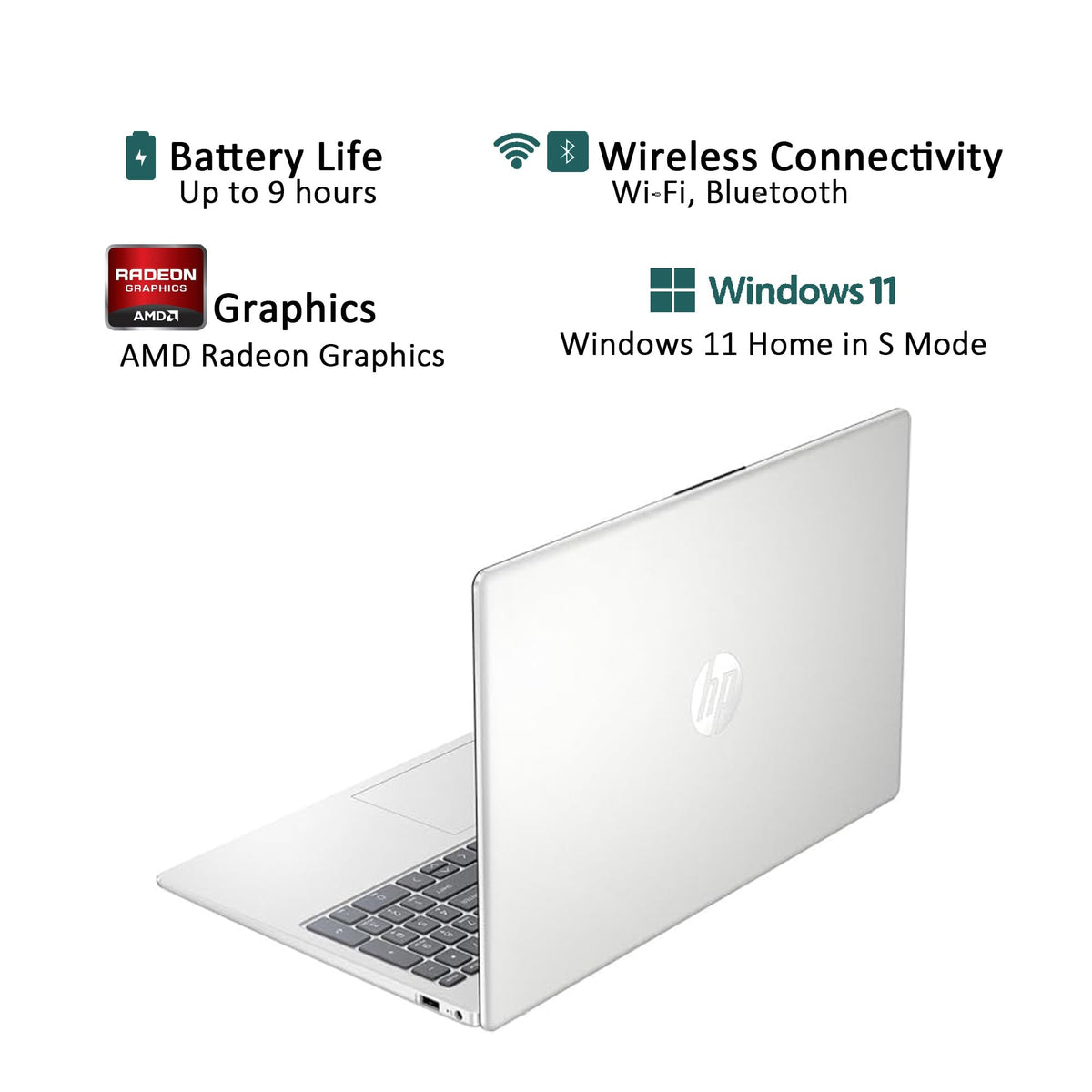 17.3" Full HD Laptop AMD Ryzen 5 32GB RAM 1TB SSD Natural Silver J519393