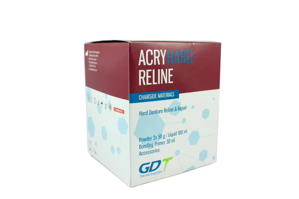 Hard Denture Reline Kit, Acrylic-Based, Self-Curing, Translucent Pink L498
