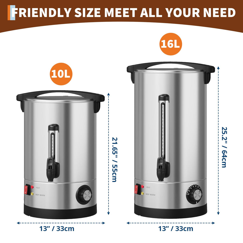 70-Cup Stainless Steel Coffee Urn Q28413