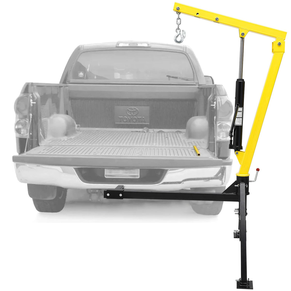 Hydraulic Swivel Hitch Mounted Truck Crane 1000 LBS Capacity R216