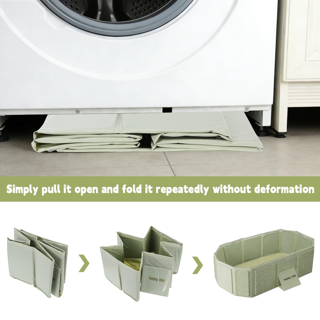 Foldable Pet Bath Pool 29.5×17.7 Inches Green F5950