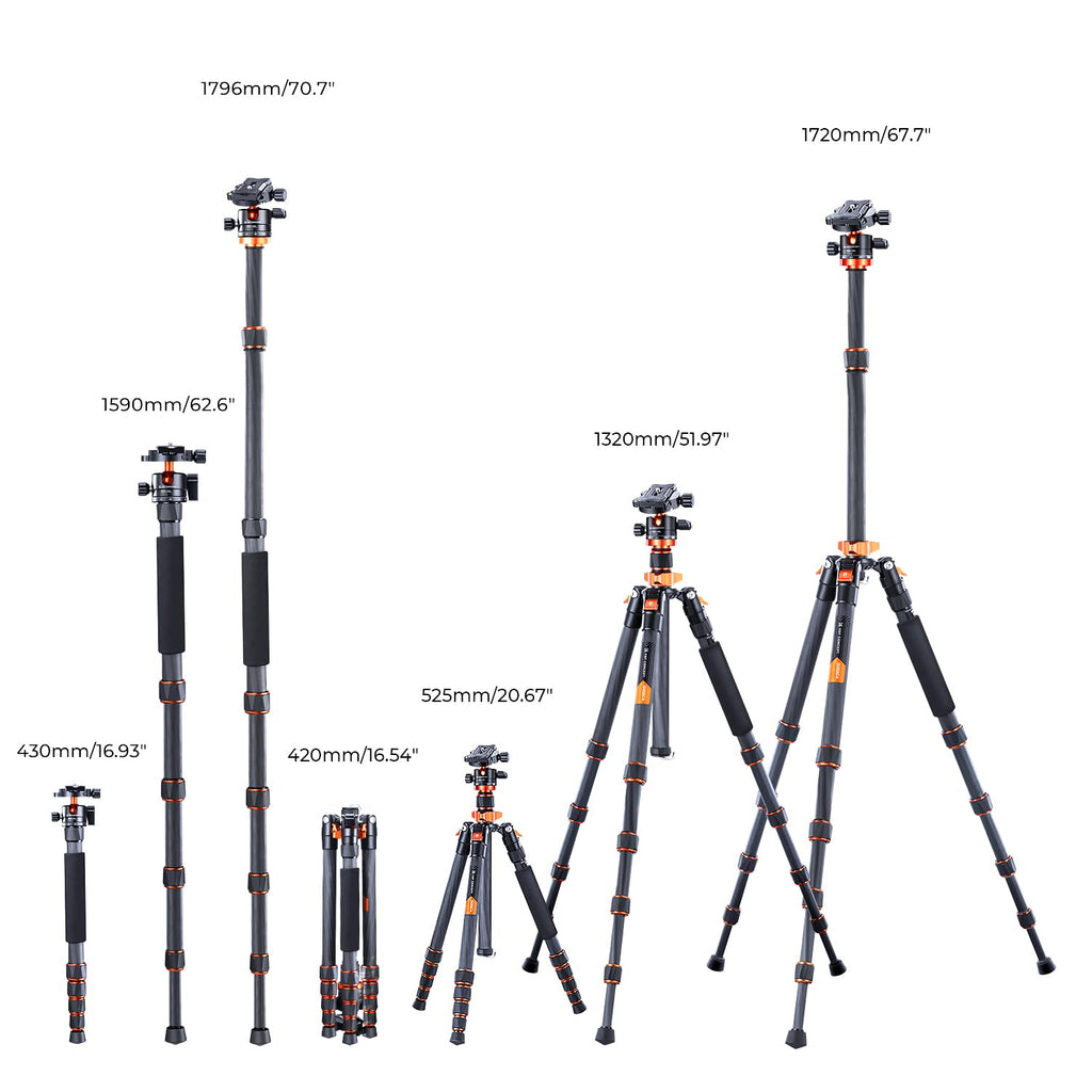 Carbon Fiber Camera Tripod C1651