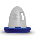 Heated Gray 2.5gal Poultry Waterer D4384