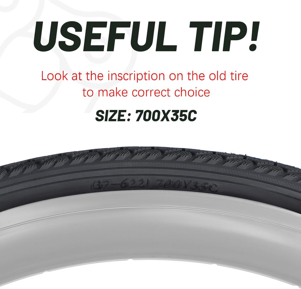 700x23/25/28/35c Road Bike Tire Folding Bead 2 Pack O992760