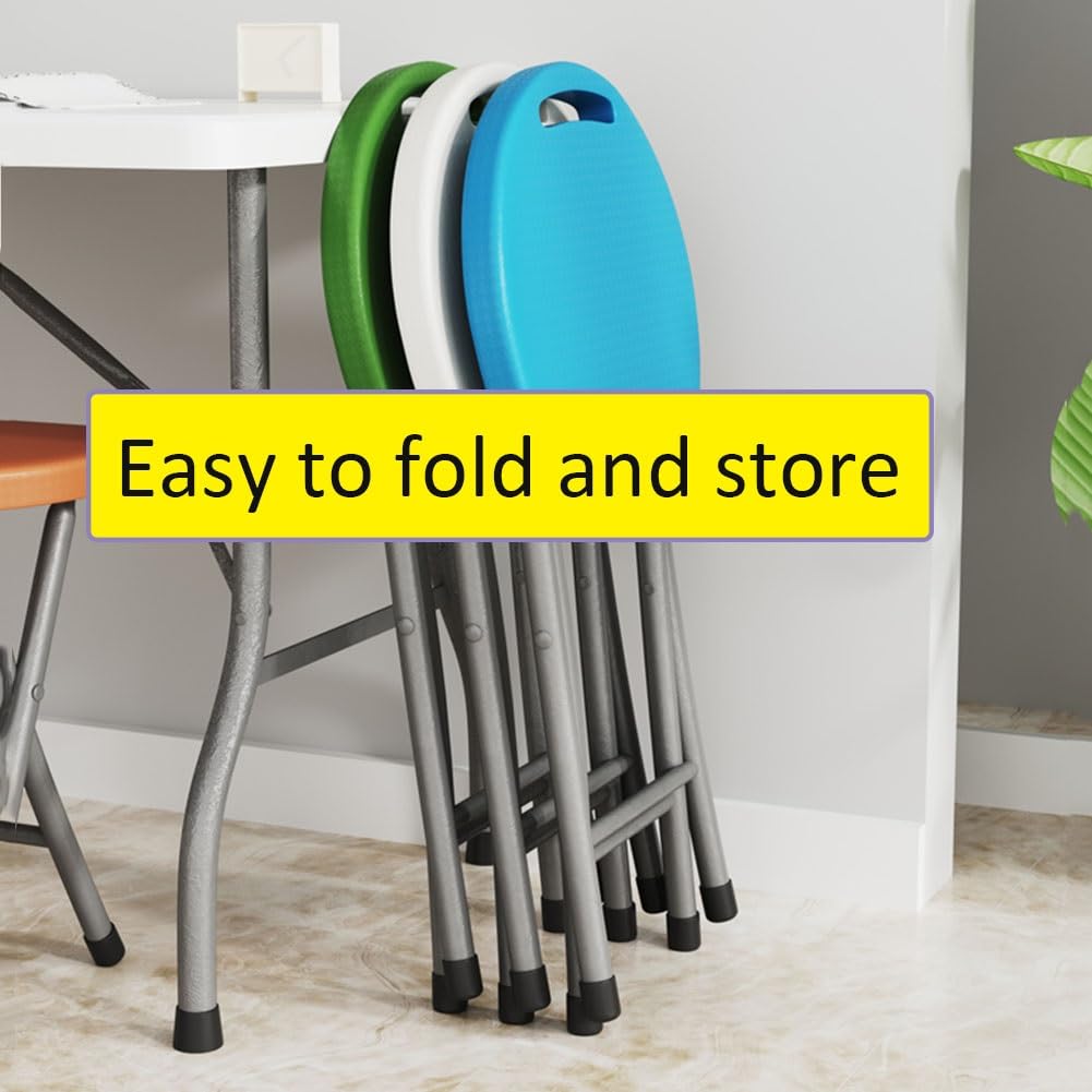 18 Inch Folding Stool 220lbs Capacity Black P87825