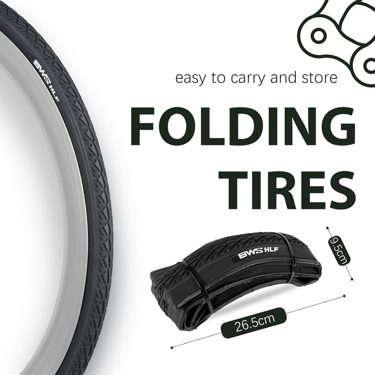 700x23/25/28/35c Road Bike Tire Folding Bead 2 Pack O992760