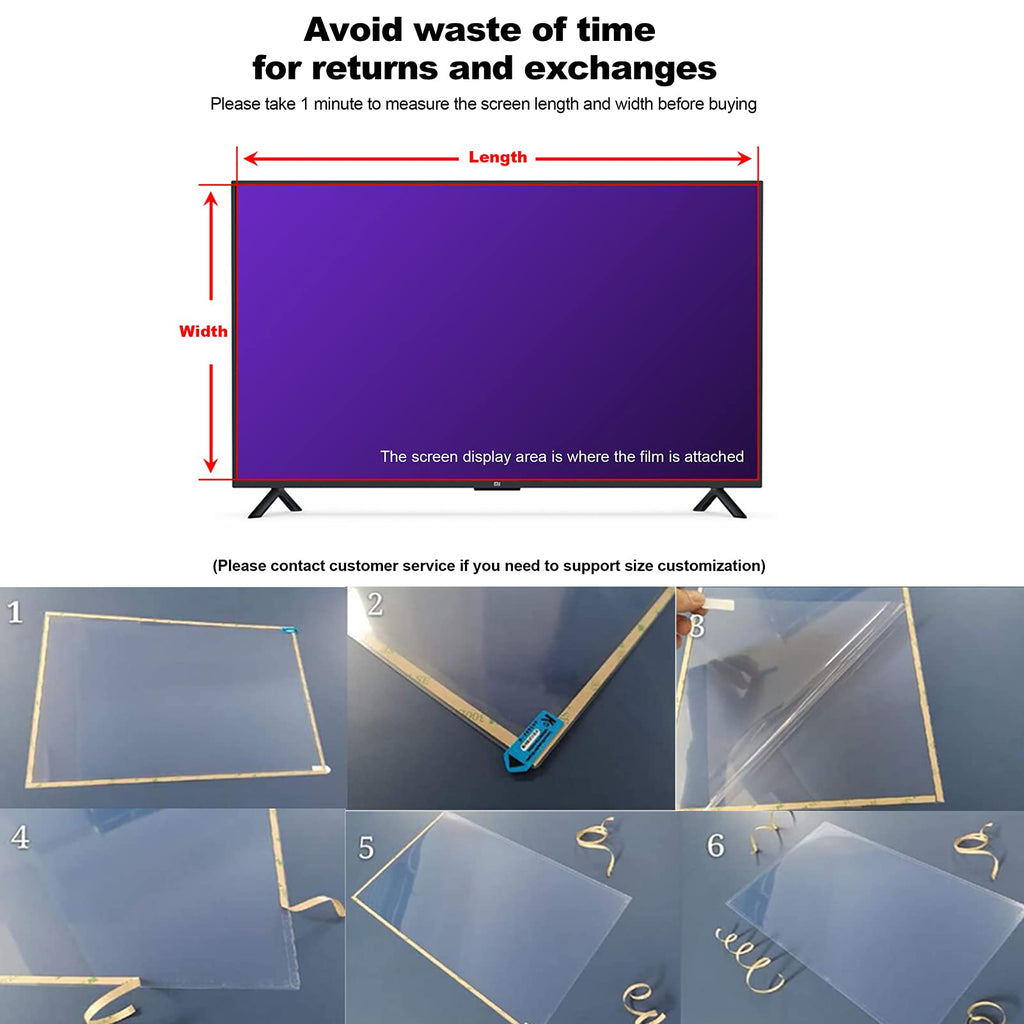 Anti-Glare Screen Protector for 32-75 Inch TV T10058