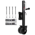 2000 lb 12" Lift Trailer Jack with Wheels L219