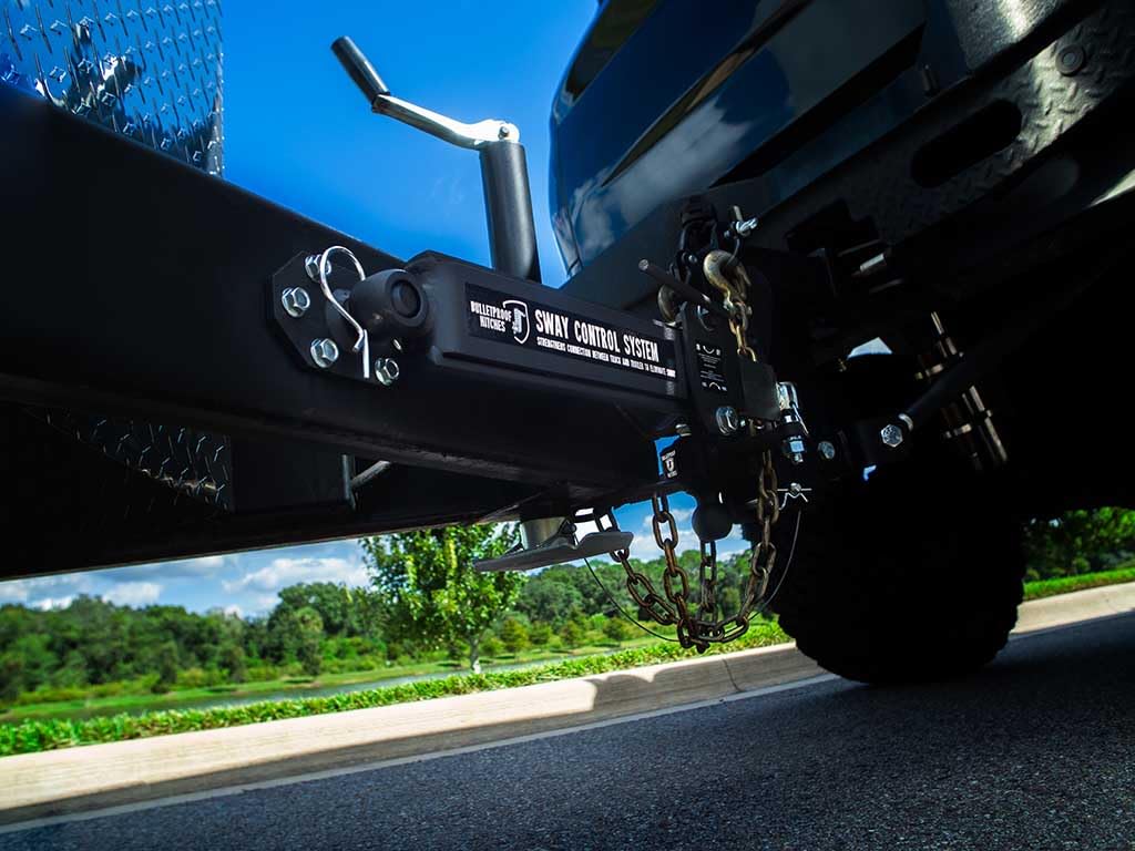Trailer Anti Sway Control System Rated up to 10,000 lbs Solid Steel Black Powder Coat H190942