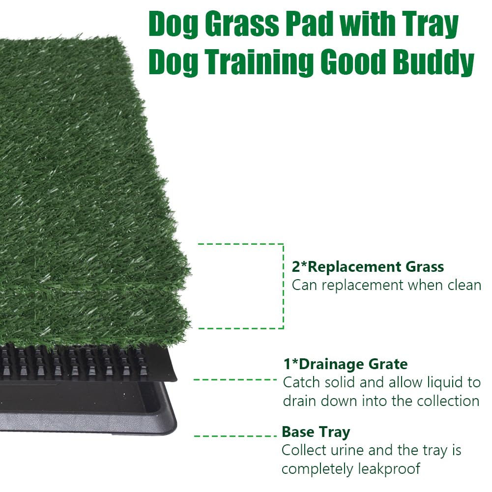Dog Grass Pad with Tray 20x30 Inch H599