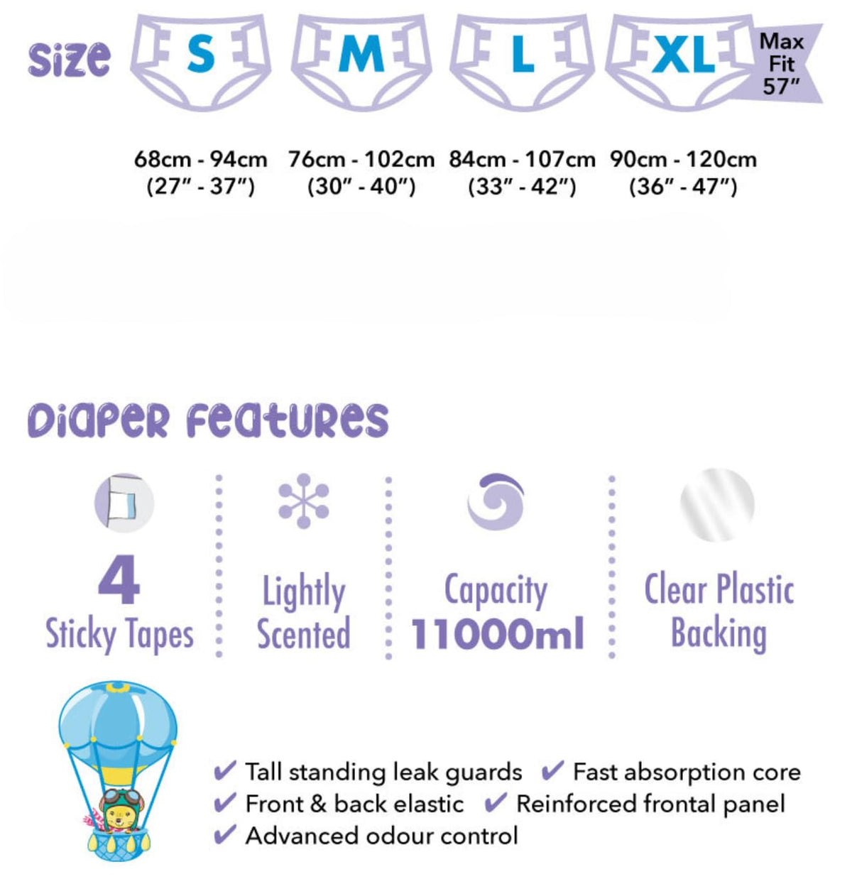 Adult Disposable Diapers 12 Pack Medium C1491