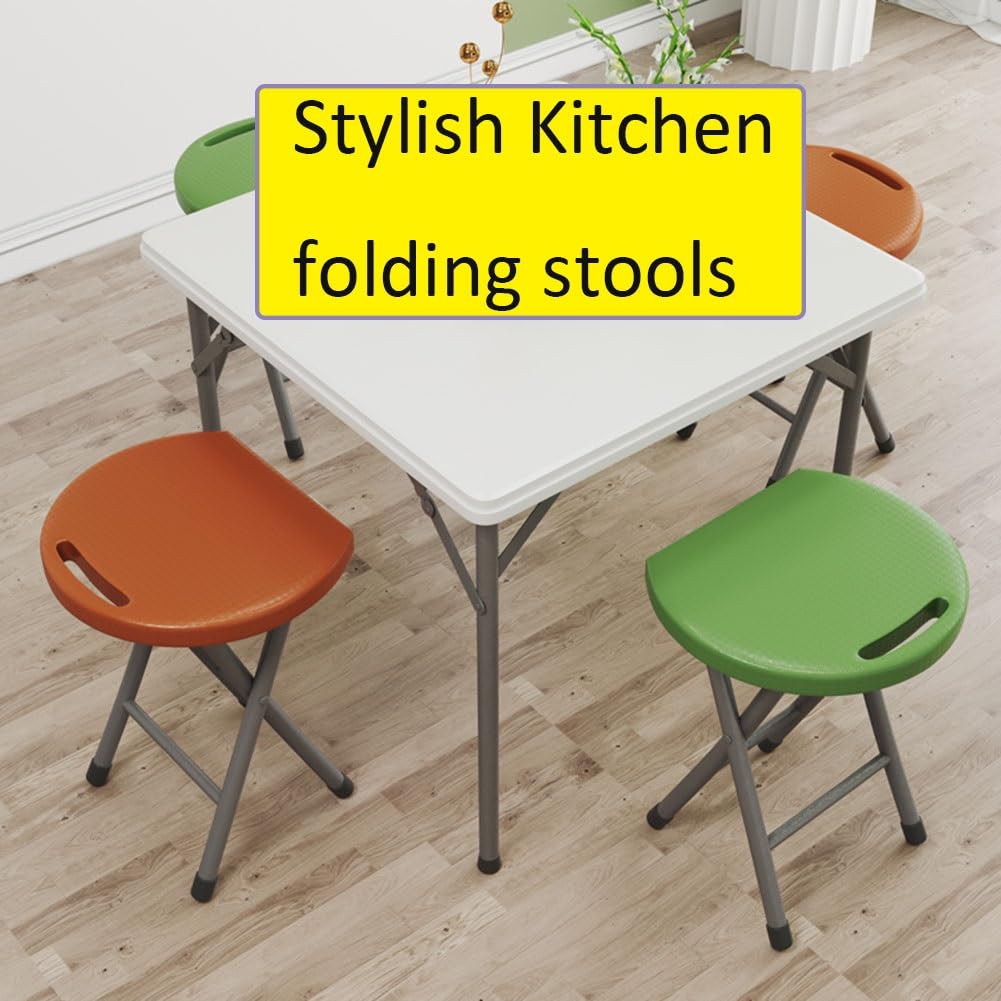18 Inch Folding Stool 220lbs Capacity Black P87825