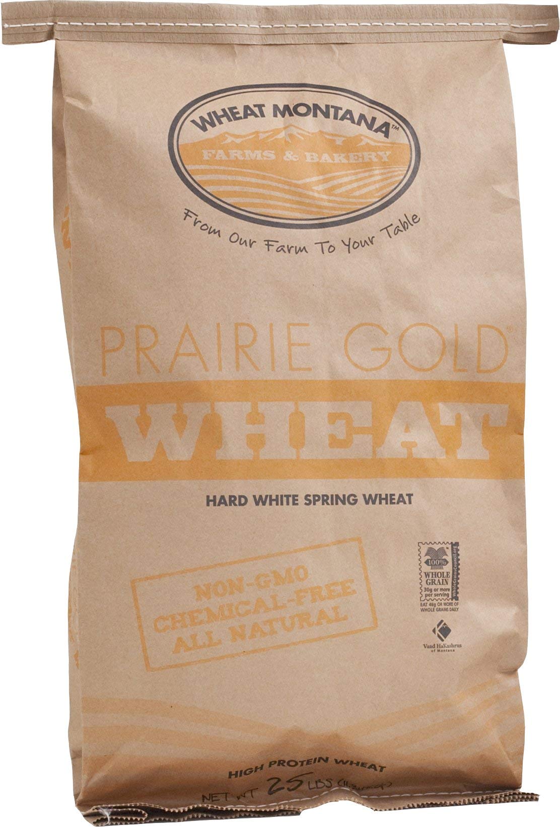 Hard White Wheat, 25 Pounds - Pack of 3 W5006