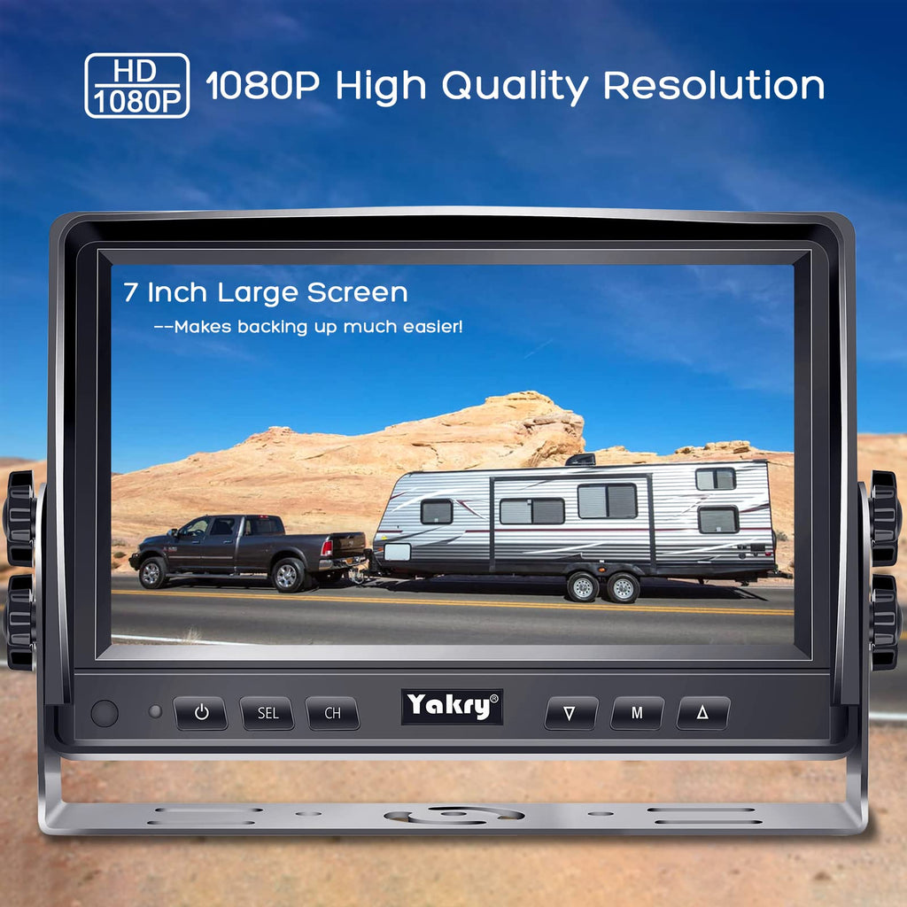 7" HD 1080P RV Backup Camera M424