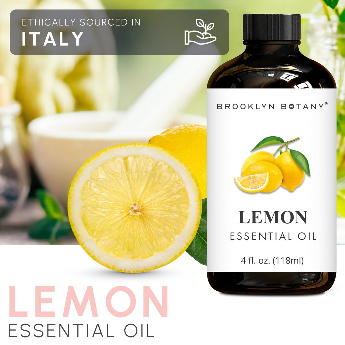 Lemon & Lemongrass Essential Oils 4 Fl Oz Pack of 2 I403