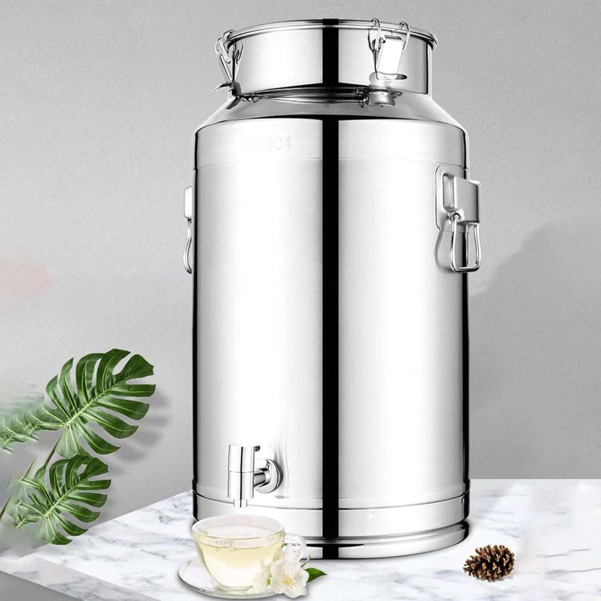 5L Stainless Steel Water Container with Tap I6829
