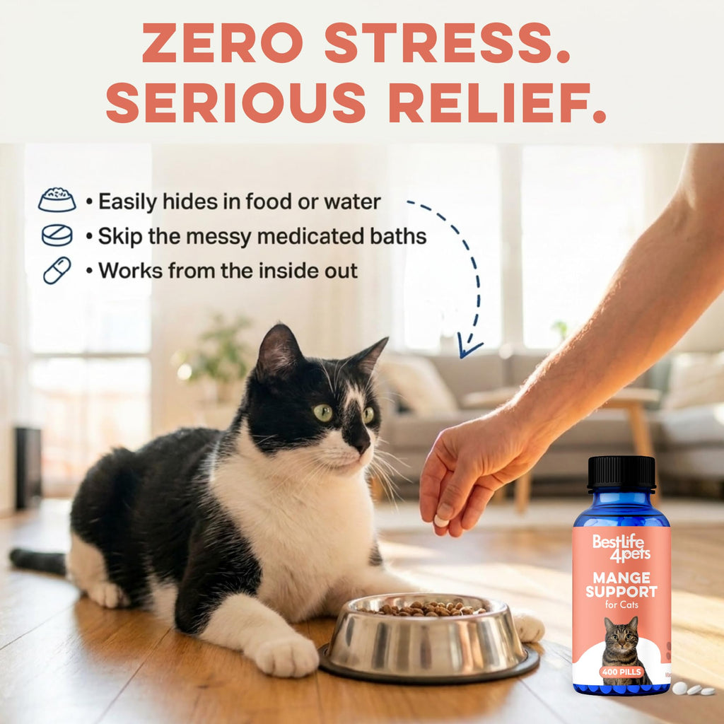 Mange Support for Cats 400 Pills I7912