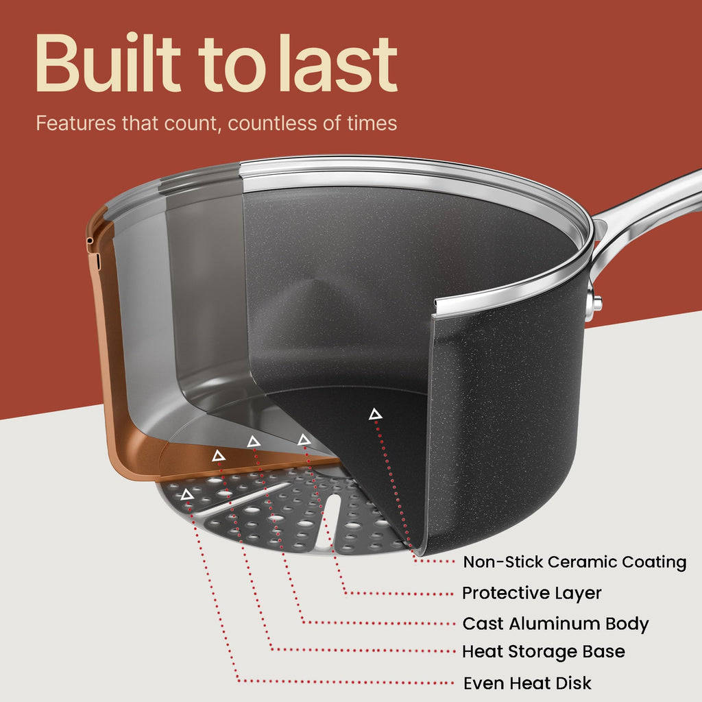 12-Piece Nonstick Ceramic Cookware Set H85230