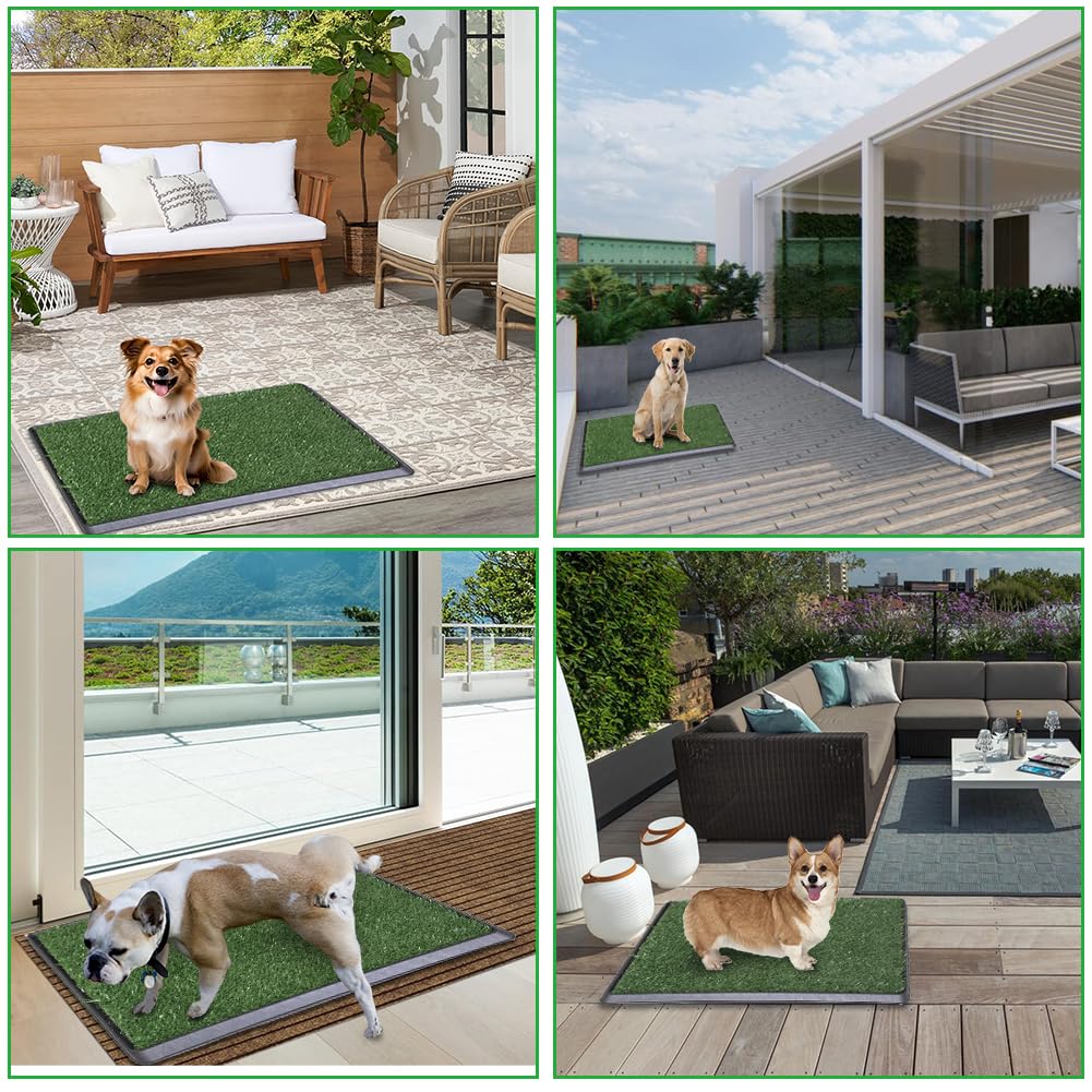 Dog Grass Pad with Tray 20x30 Inch H599