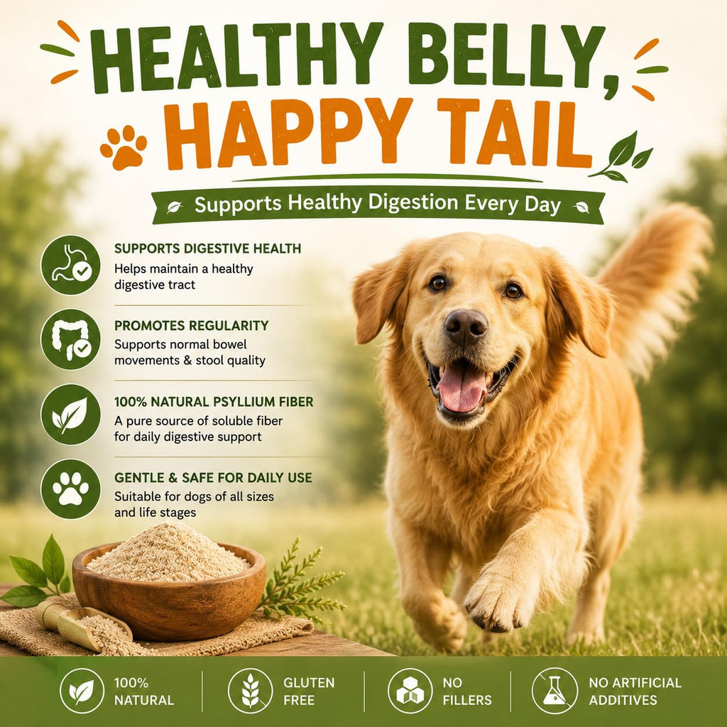 Psyllium Husk Powder for Dogs 9 oz Z903