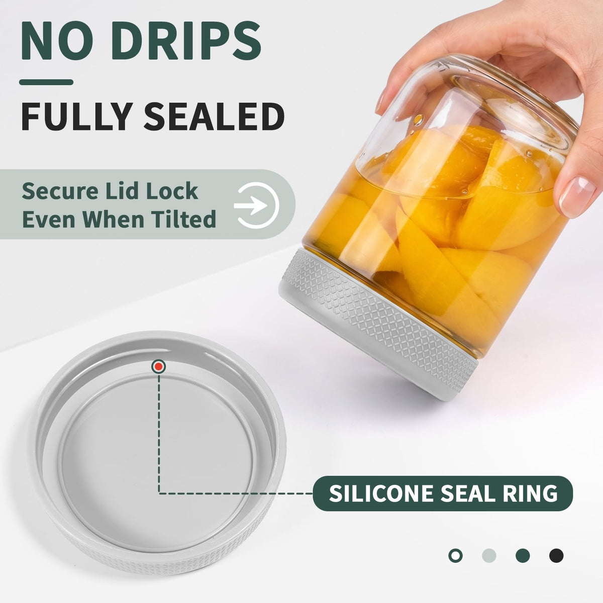 12 Pack 16 oz Glass Jars with Lid O668