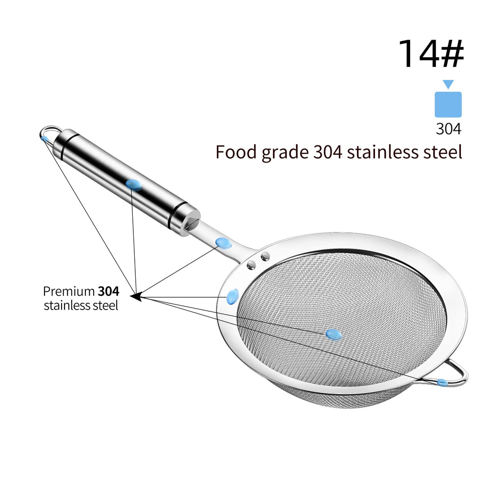 Fine Mesh Stainless Steel Strainer N24673