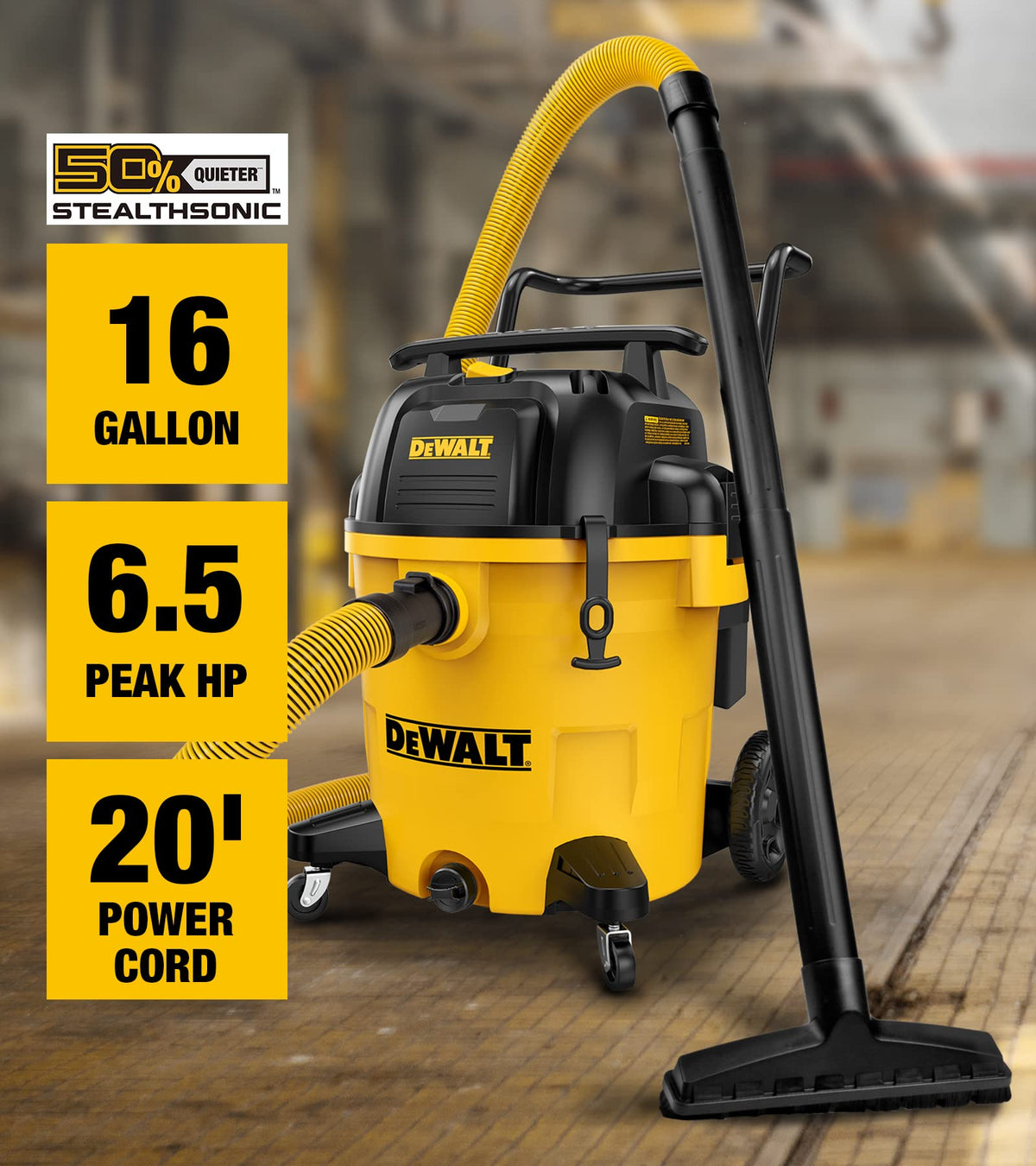 16 Gallon Poly Wet/Dry Vacuum L23840