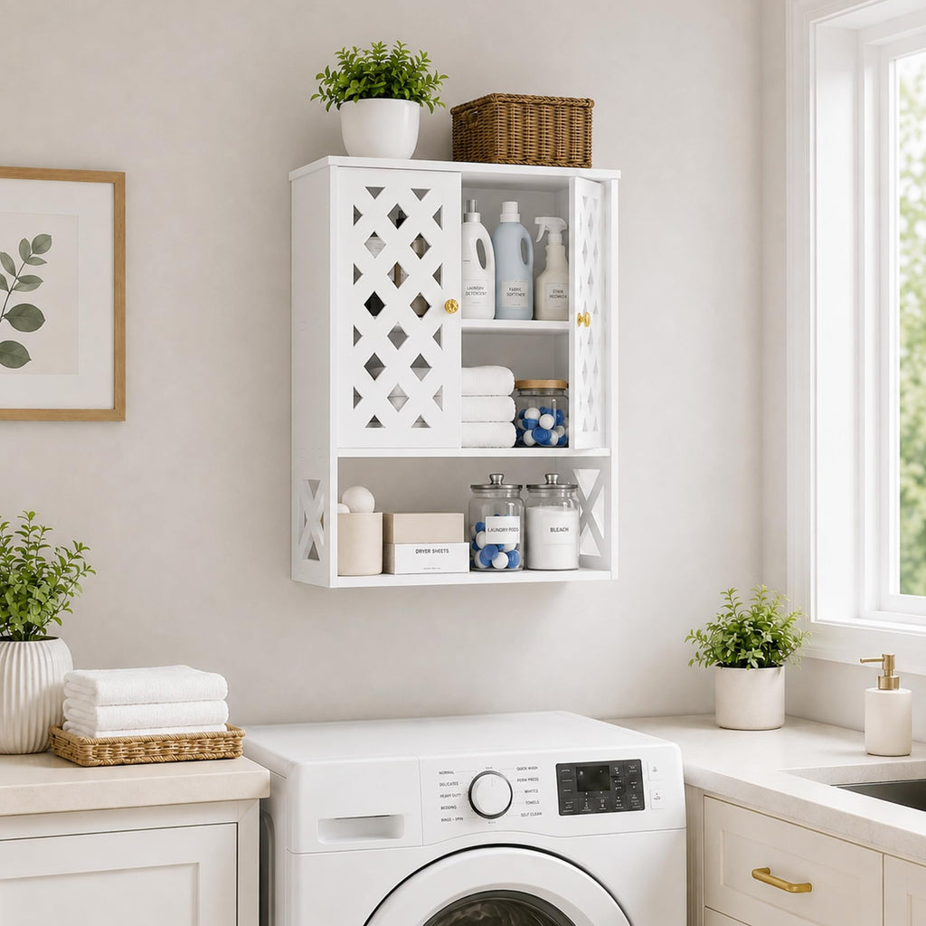 Bathroom Medicine Cabinet with 2 Doors K467