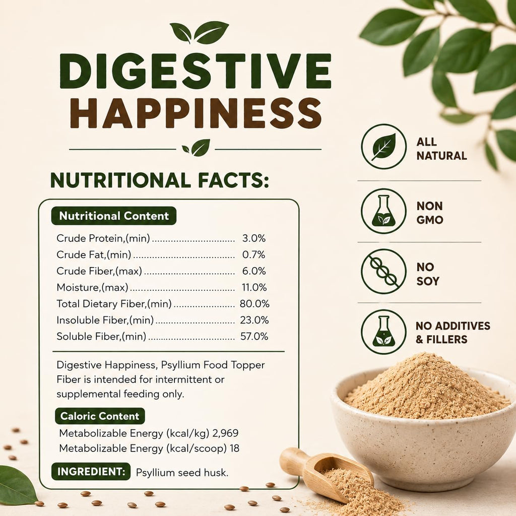 Psyllium Husk Powder for Dogs 9 oz Z903