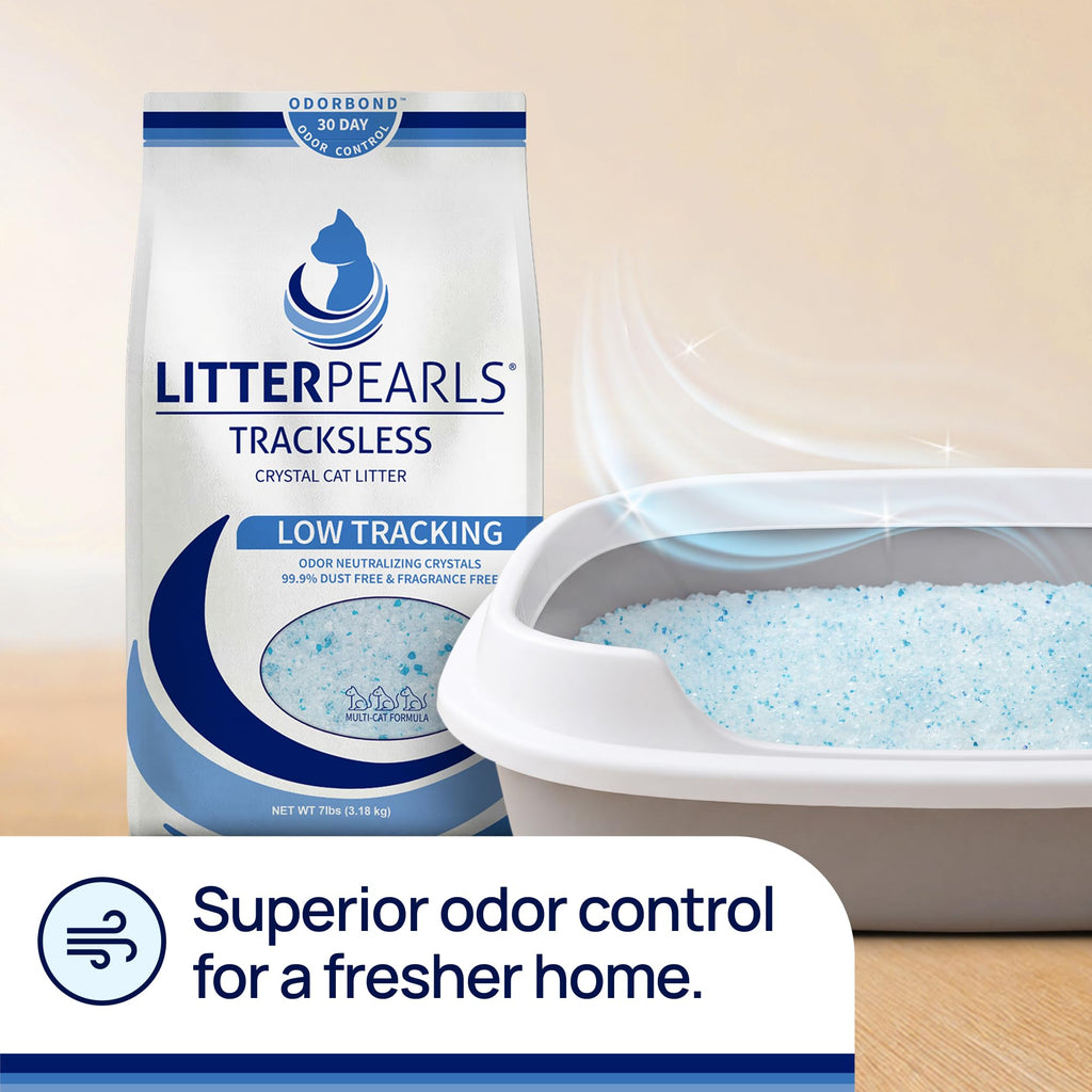 Unscented Non-Clumping Crystal Cat Litter, 7 lb P2320
