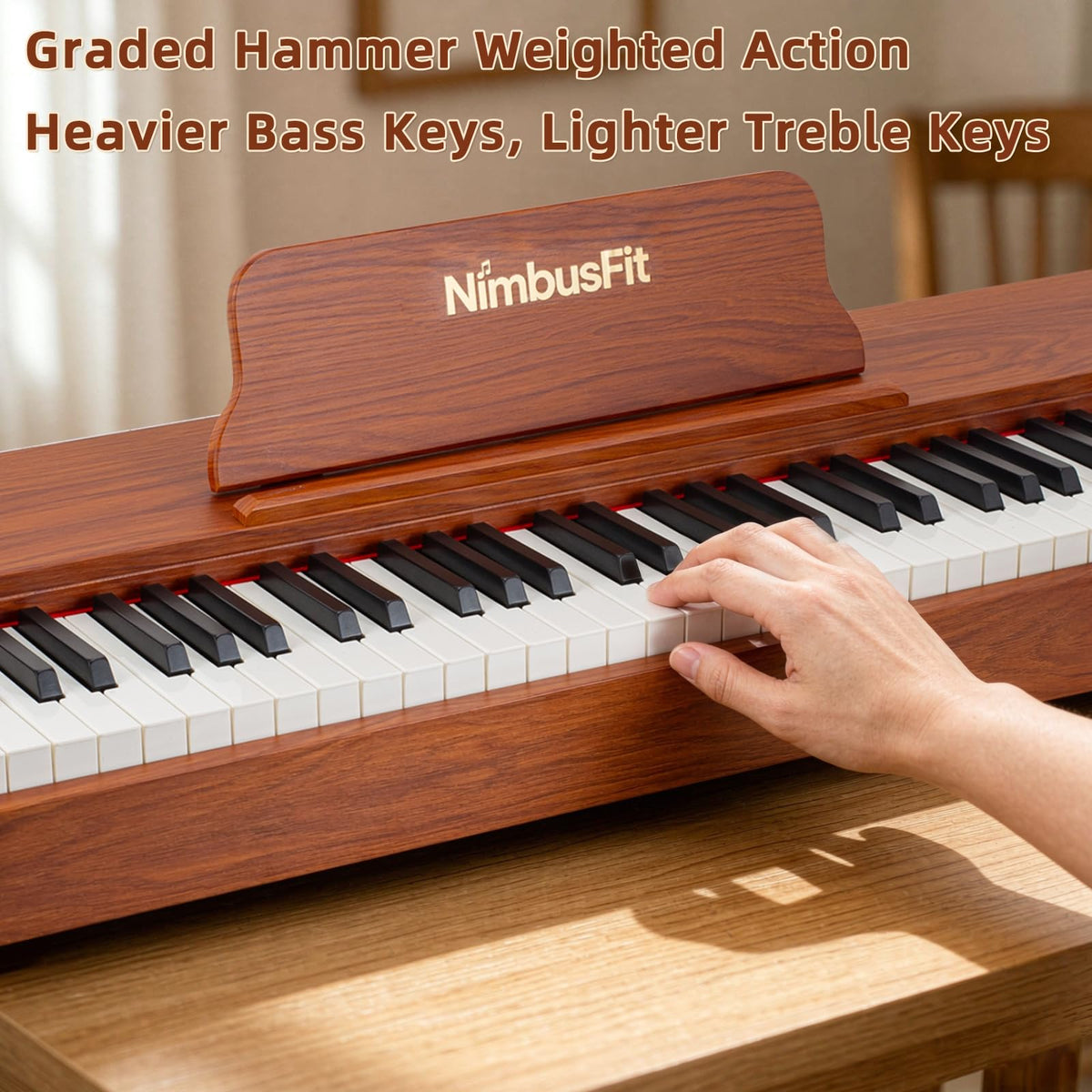 88 Keys Hammer Weighted Digital Piano C2850