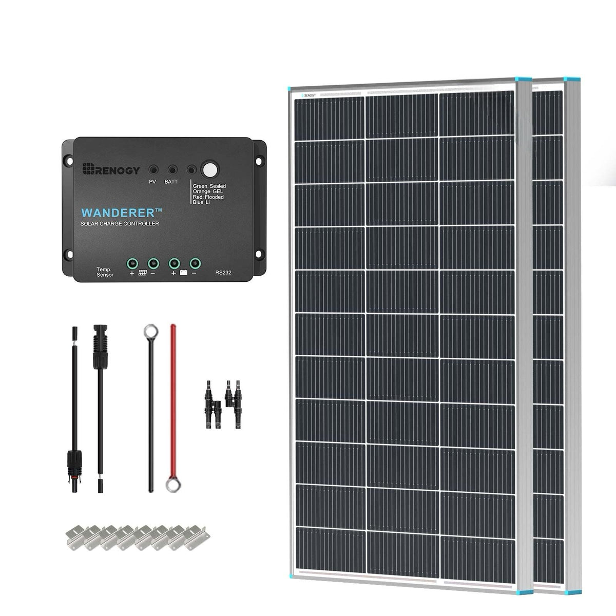 200W Solar Panel Kit with 30A PWM Charge Controller G188