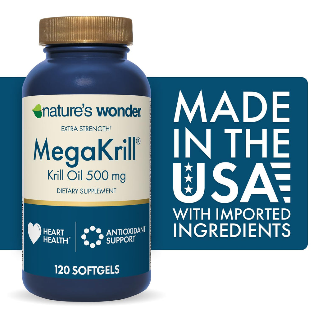 Krill Oil 500mg EPA & DHA 120 Softgels Q67064