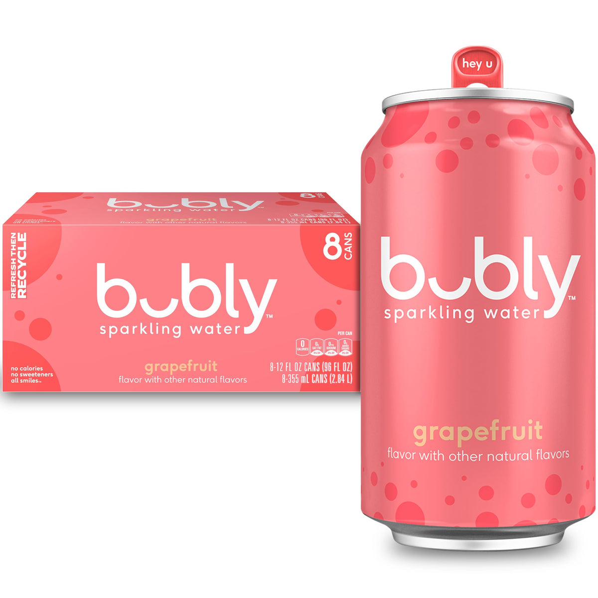 Grapefruit Sparkling Water 8 Pack 12 Fl Oz Cans T425298