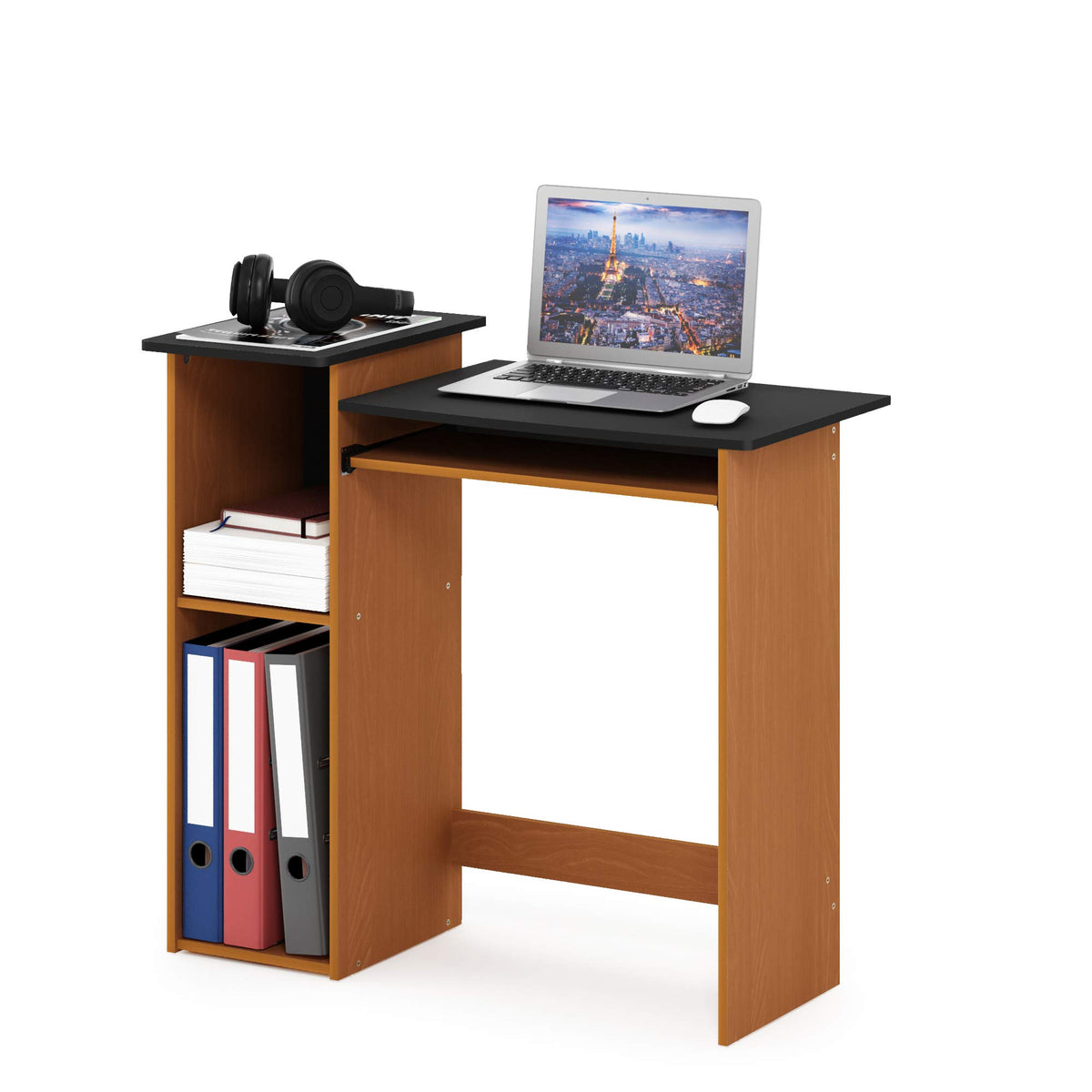 33-inch Wide Desk with 2-Tier Open Shelf R7849